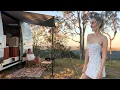 Lagu Solo Van Life Camping on a Mountain Top ⛰️ | ASMR Nature Sounds, Ocean Views \u0026 Relaxation