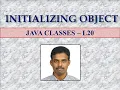 INITIALIZING OBJECT by Method LEC 20