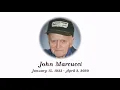 John Marcucci Memorial Service April 8 2020