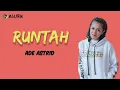 Download Lagu Ade astrid - Runtah || Lirik lagu