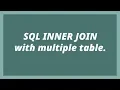 SQL Inner Join with multiple table Bangla Tutorial SQL Part - 3