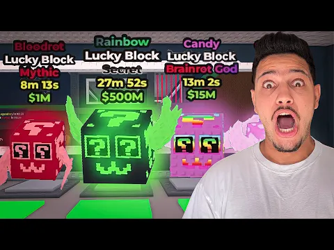Video Thumbnail: واخيرا فتحت لوكي بلوك😍في Steal A Brainrot😰🔥!..(النهاية صادمة)