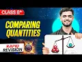 Comparing Quantities Class 8 Revision in 13 Minutes Maths