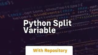 python split variable