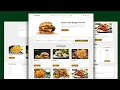 Online Food Delivery Website using HTML CSS and Javascript