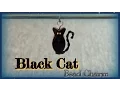 Black Cat Bead Charm