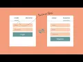 Login Register Form with sliding bar Vanilla JavaScript