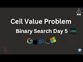 Ceil in a sorted array gfg Binary Search DSA Series LeetCode GFG Interview Prep
