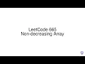 LeetCode 665 Non-decreasing Array