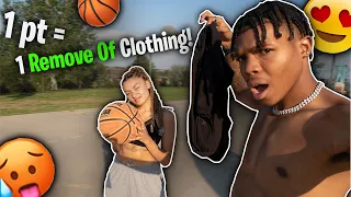 1v1 strip basketball challenge against cassandra