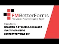Tips Tricks - Creating a stylable taggable input field using contenteditable div