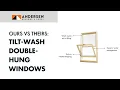 Ours vs Theirs Tilt-Wash Double-Hung Windows Andersen Windows