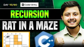 Lecture 68 Recursion Rat in a Maze Problem