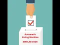 Voting machine using an image processing algorithm MATLAB CODE