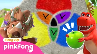 Tuyển tập Học về màu sắc cùng Khủng long 🦖 Bài hát về màu sắc 🎨 Cá Mập Con Baby Shark Pinkfong