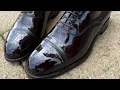 Military Shoe shine restoration tutorial including how to use Beeswax