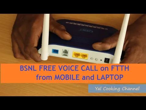 Download MP3 Make FREE Unlimited Outgoing Phone Calls from your MOBILE and LAPTOP through BSNL FTTH