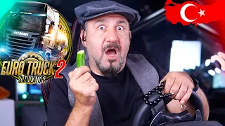 DEDELER NAKLİYAT DELİ KAMYONCU TAKLAYA GELDİ! ETS2 OYNUYORUZ