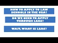 How to Apply to LAW SCHOOLS in THE U S A through LSAC