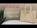 Download Lagu What’s In My Bag | Ferragamo Studio Basket Raffia Tote | The Perfect Bag For Summer!