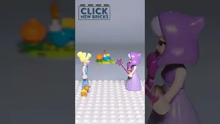 Lego Cinderella and the Fairy Godmother #Shorts