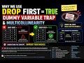 Why We Use drop - first True Dummy Variable Trap Multicollinearity Explained In Depth