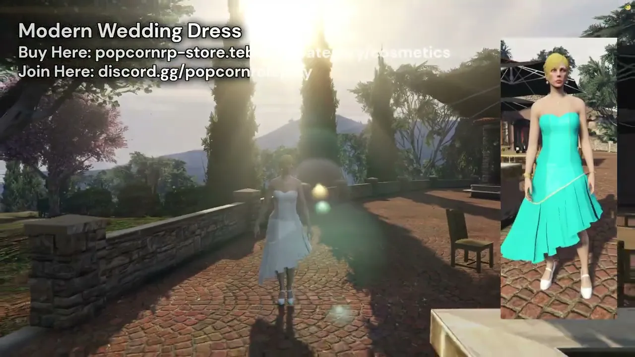 Modern Wedding Dress (+ Physics)