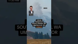 26 midday update on the fires burning in south-central Washington and Umatilla County Oregon