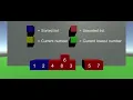 Selection sort visual example in Unity3D