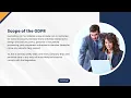 Introduction to GDPR EU GDPR