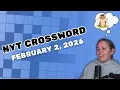 Mondays make me feel smart NYT Crossword February 2 2026