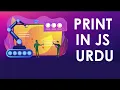 Window Print Function in JavaScript In Urdu Hindi