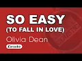 Download Lagu Olivia Dean - So Easy (To Fall In Love) Karaoke