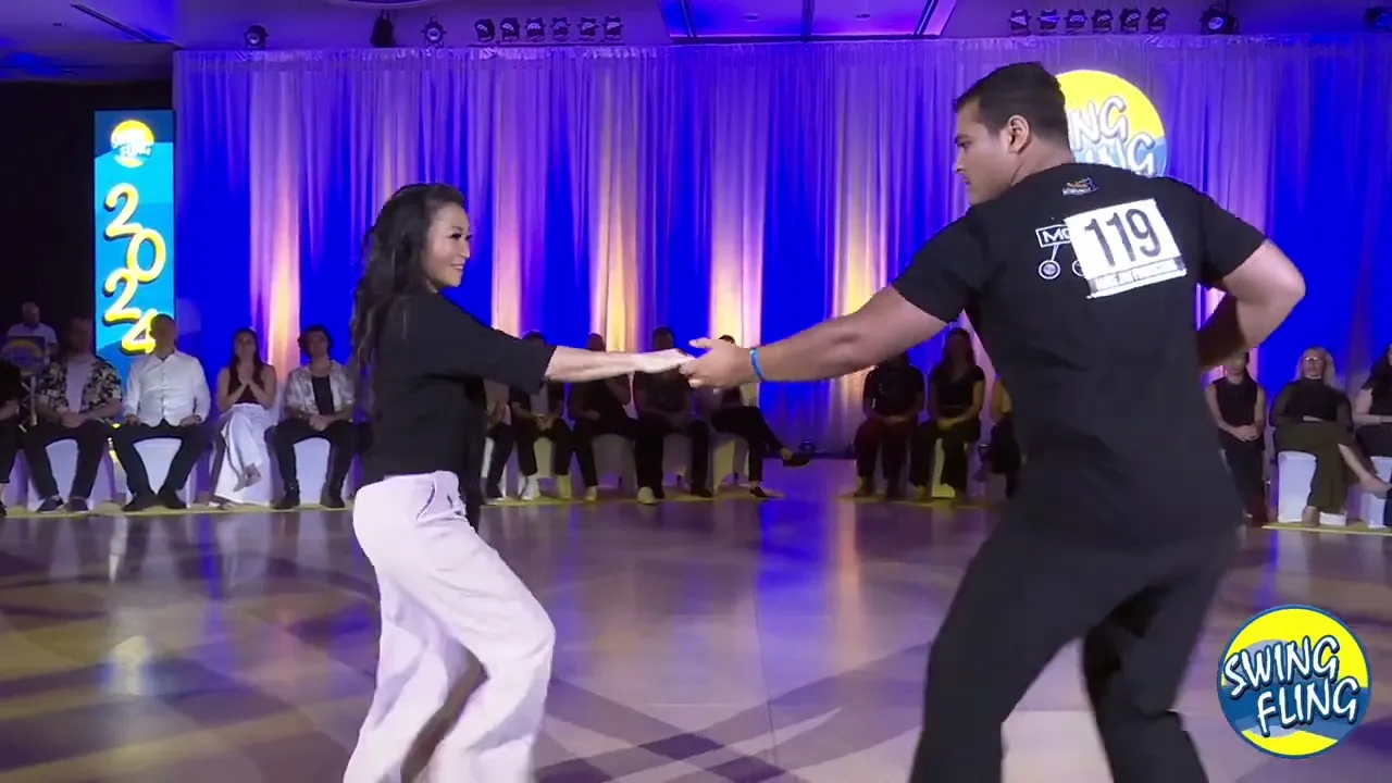 Swing Fling 2024 Intermediate Jack & Jill Riley Anderson & Pamela Marr