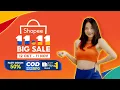 Lagu Shopee 11.11 BIG SALE | COD Gratis Ongkir Rp0, Pasti Diskon 50% \u0026 ShopeePay Deals Rp1!