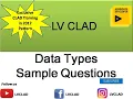 LabVIEW CLAD-Data Types Questions Answers