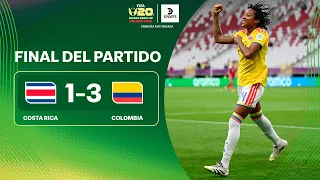 DEBUT TRIUNFANTE de #COLOMBIA en un PARTIDAZO ante #COSTARICA | Costa Rica 1–3 Colombia | Resumen