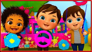 Wheels on the Bus Go Round | Kids Nursery Rhyme | Kids Songs | Banana Cartoon #nurseryrhymes