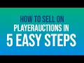 How to Sell on PlayerAuctions