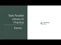 Task Parallel Library - TPL