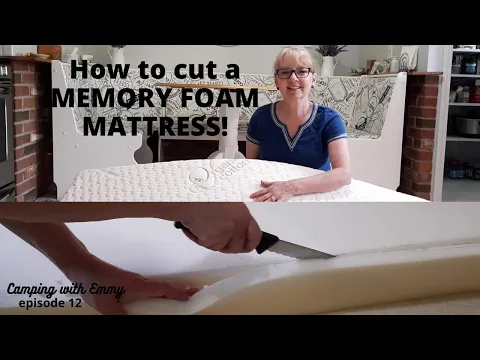 Download MP3 How to CUT a MEMORY FOAM MATTRESS! Home or Camper!