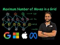 Maximum Number of Moves in a Grid Recursion DP Leetcode 2684
