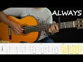 Download Lagu Always ( Isak Danielson) - Fingerstyle Guitar Tutorial TAB + Chord