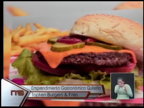 Emprendimiento gastronómico Quiteño Topten Burgers & Fries
