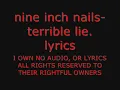 nine inch nails terrible lie lyrics