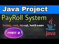 - Payroll management System Java project Netbeans And Mysql step by step Login Page