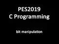 C Programming - Bit Manipulation