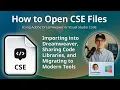 How to Open CSE Files Dreamweaver Code Snippet