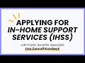 Applying for In-Home Support Services IHSS