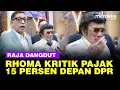 Depan DPR! Rhoma Irama Kritik Pajak Seni 15 Persen: Jangan Bebani, Beri Dukungan!